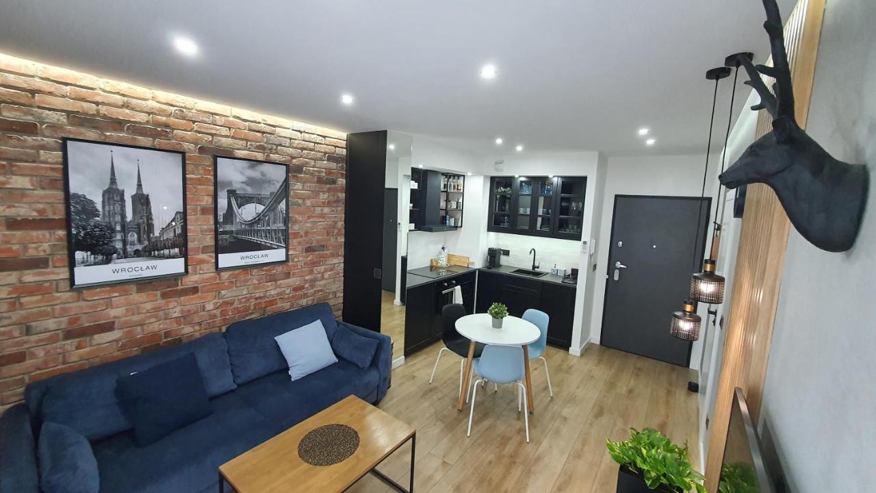 Apartament Midnight Blue Вроцлав Экстерьер фото