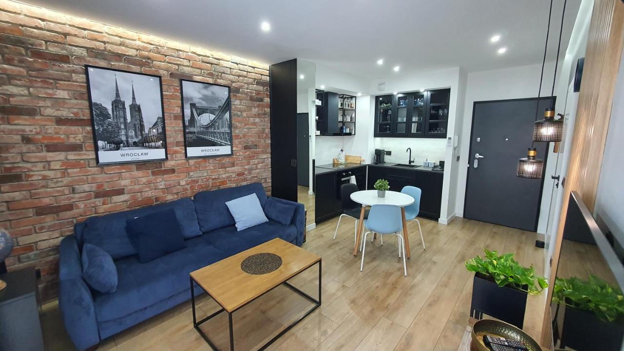 Apartament Midnight Blue Вроцлав Экстерьер фото
