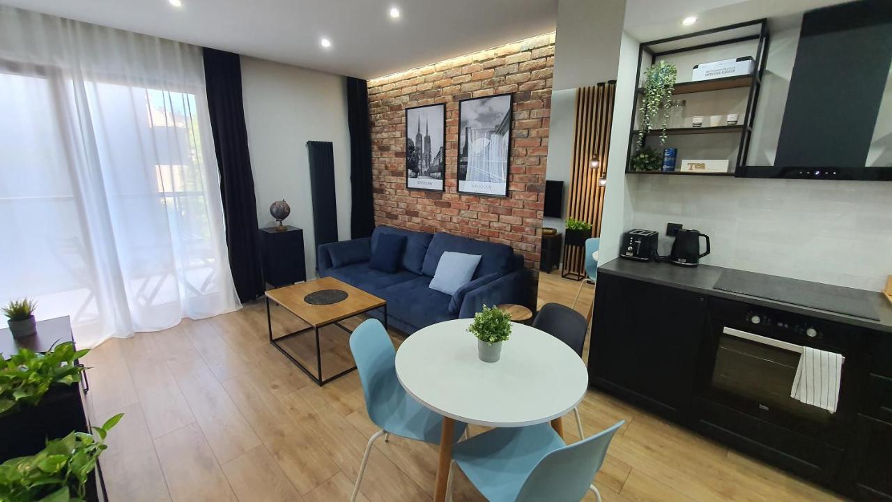 Apartament Midnight Blue Вроцлав Экстерьер фото